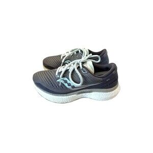 Saucony Triumph 18 Running Shoes Womens 7.5W Grey Turquoise S10595-40 Sneakers